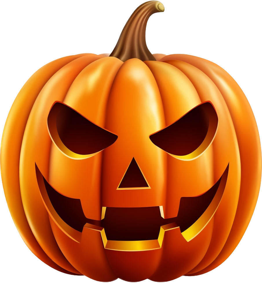 Halloween Pumpkin png with AI generated.