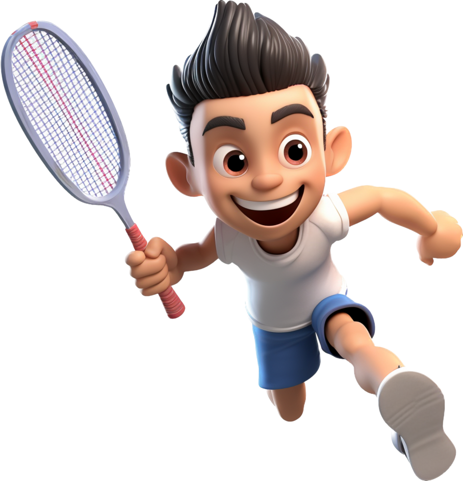 badminton jogador png com ai gerado.