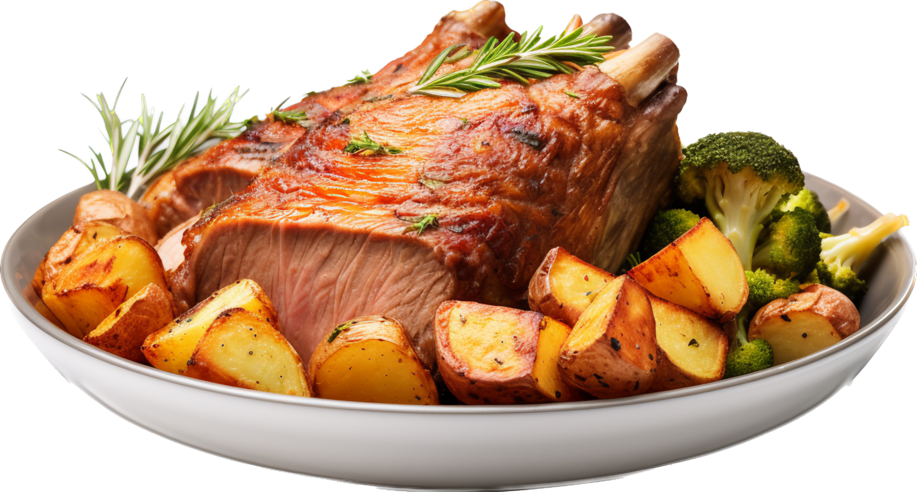 Sunday roast png with AI generated.
