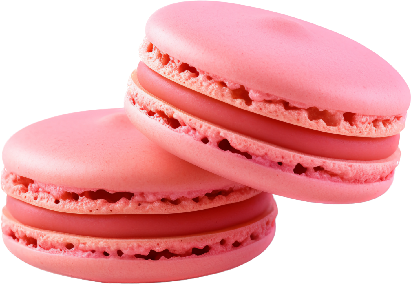 Macaron png with AI generated.