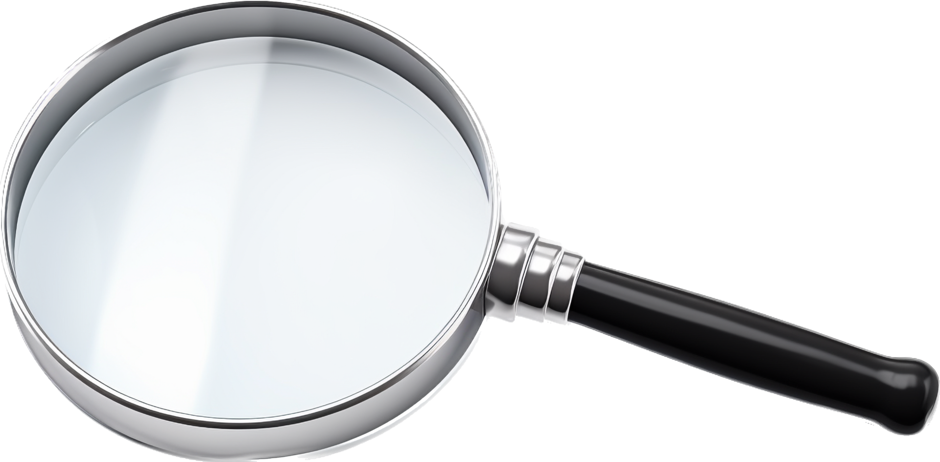 Magnifying glass with . png