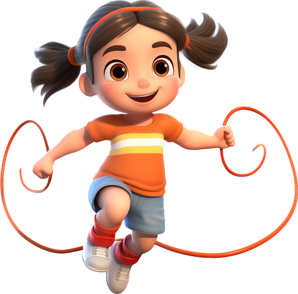 Jumping rope with . png