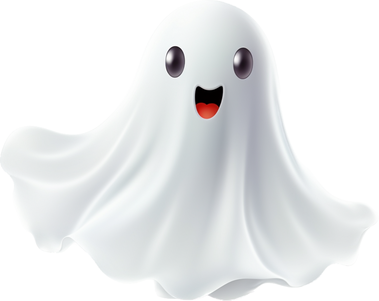 Ghost png with AI generated.