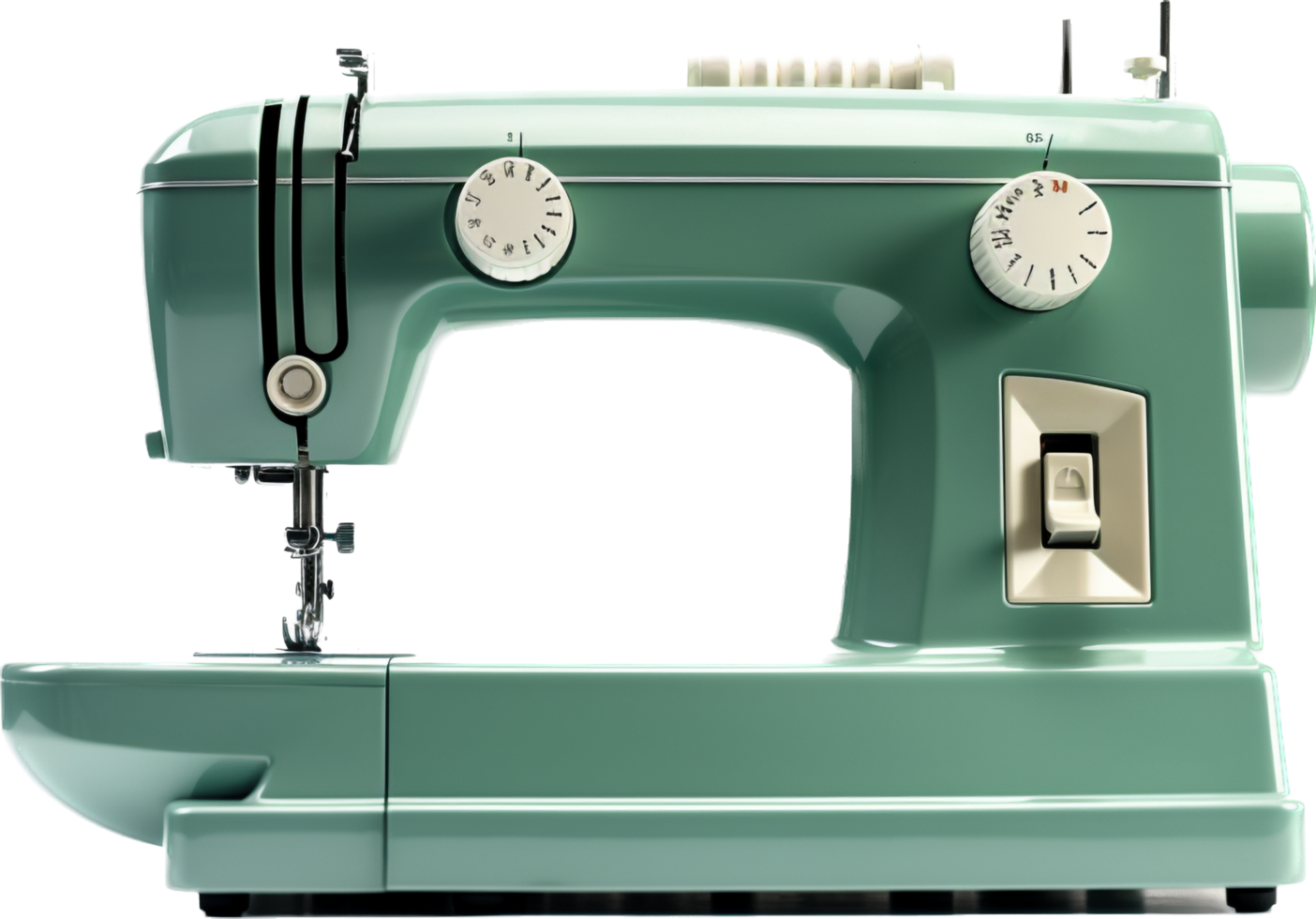 Sewing machine png with AI generated.