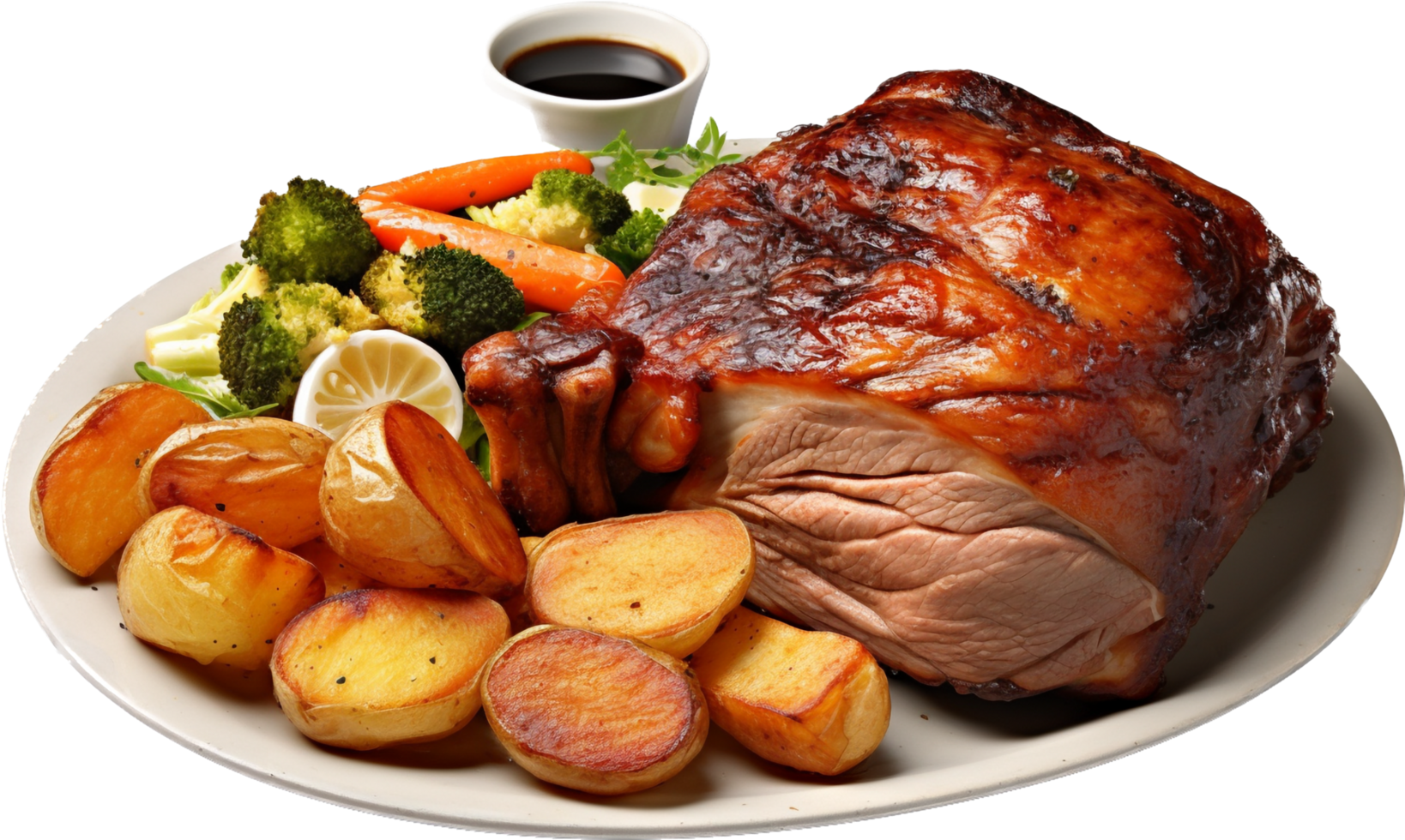 Sunday roast png with AI generated.