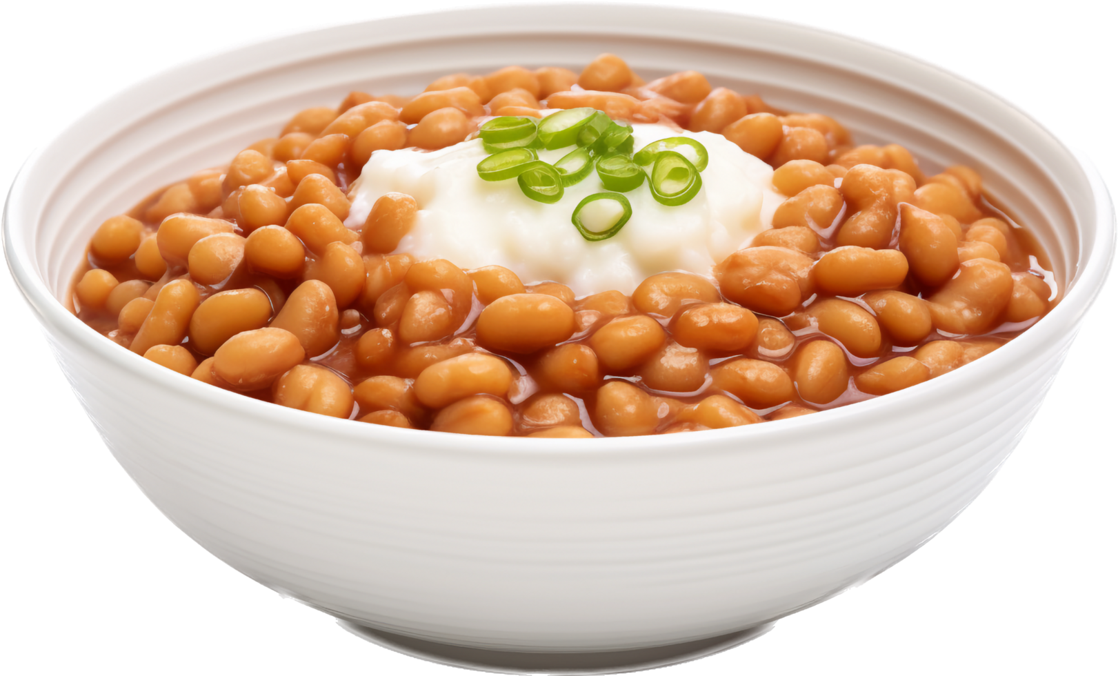 Natto png with AI generated.