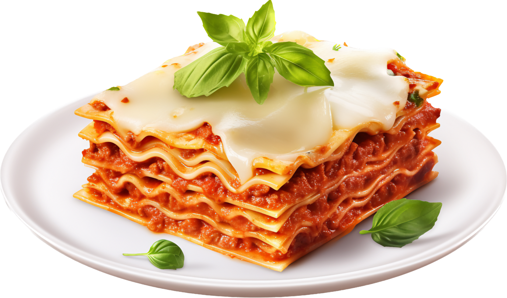 Lasagna png con ai generato.