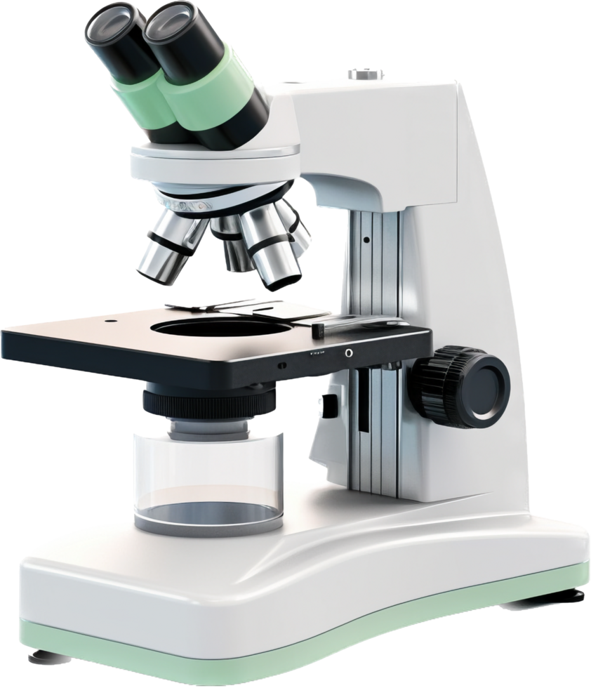 Microscope with . png