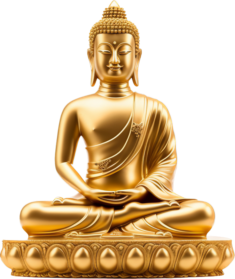 Budda statua png con ai generato.