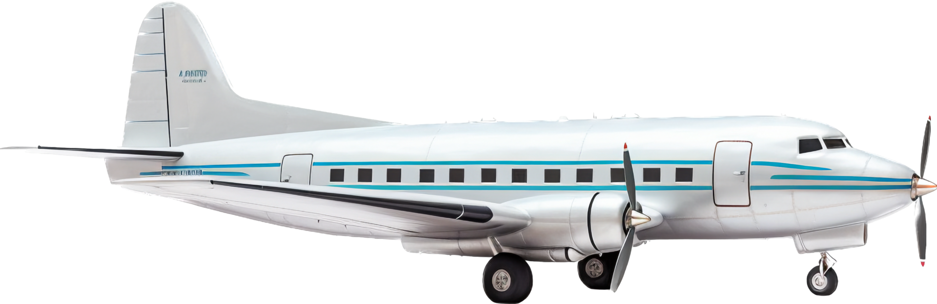 Plane png with AI generated.