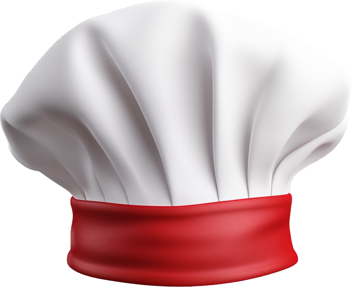 chefe de cozinha chapéu png com ai gerado.