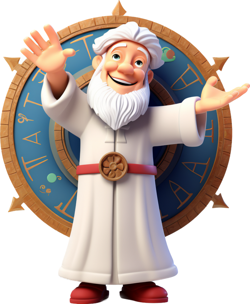Astrologer png with AI generated.