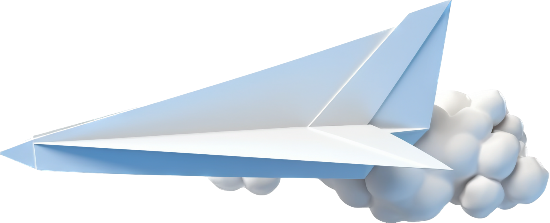 papier avion png avec ai généré.