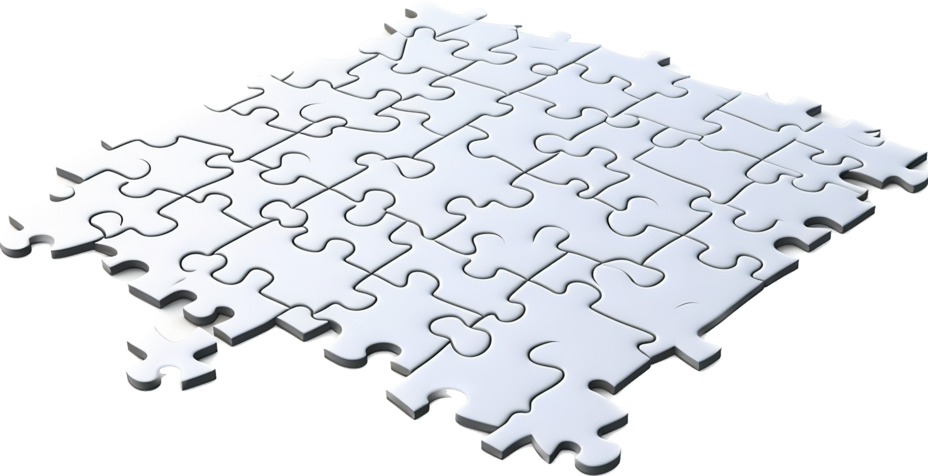Jigsaw png with AI generated.