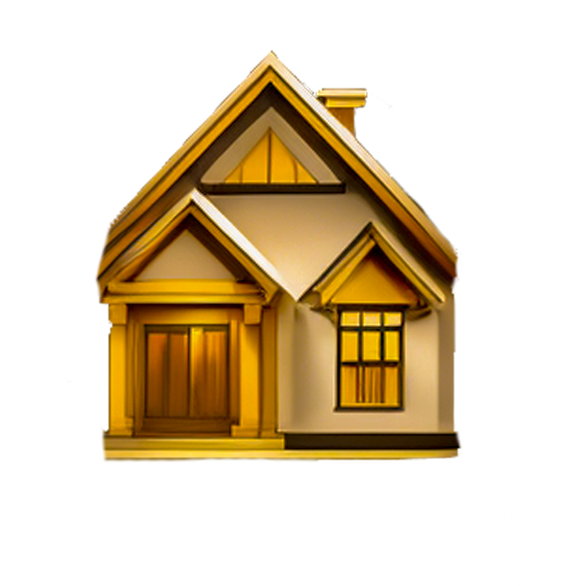 Golden house buidinding Generative Ai 26775059 PNG
