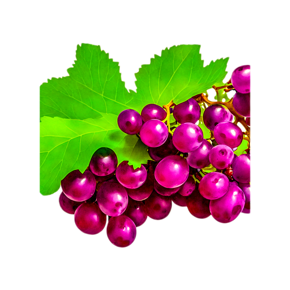 A Bunch Of Red Grapes Generative Ai png