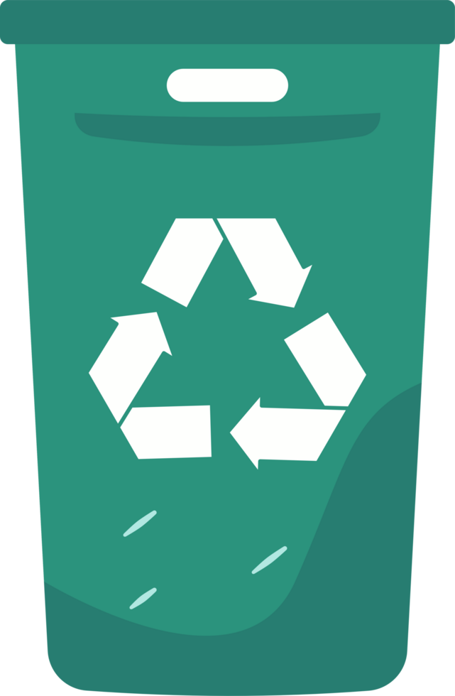 Recycle Bin Illustration, Sustainable Waste Management, Eco-Friendly Recycling and Conservation png