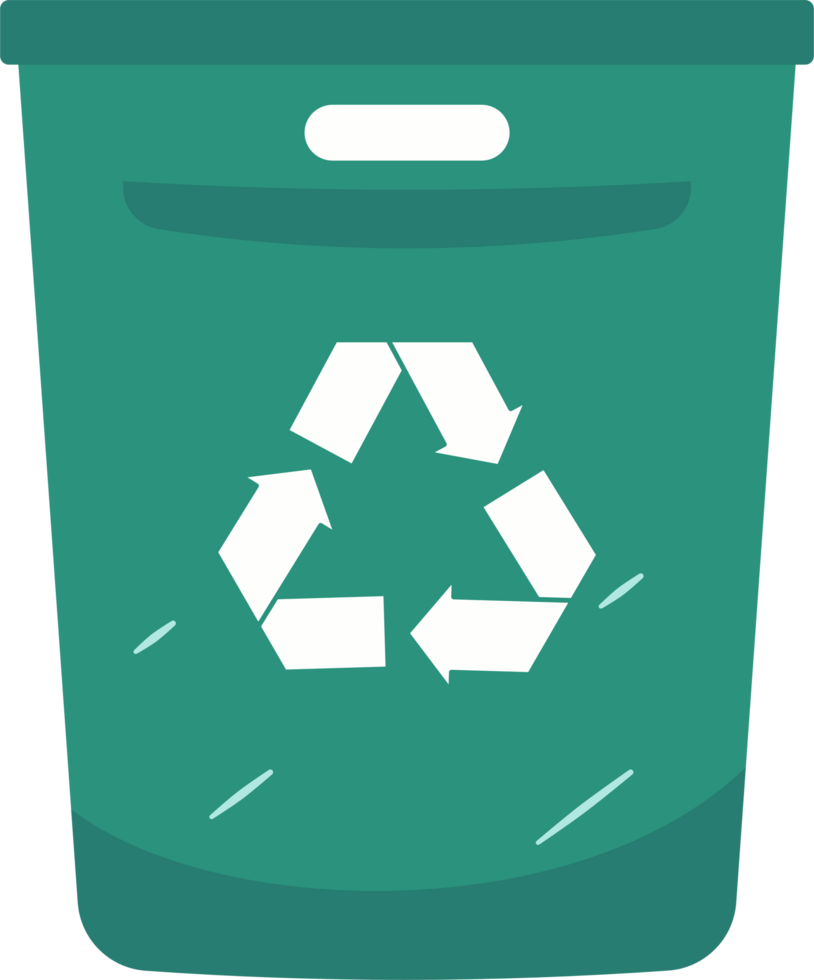 Recycle Bin Illustration, Sustainable Waste Management, Eco-Friendly Recycling and Conservation png