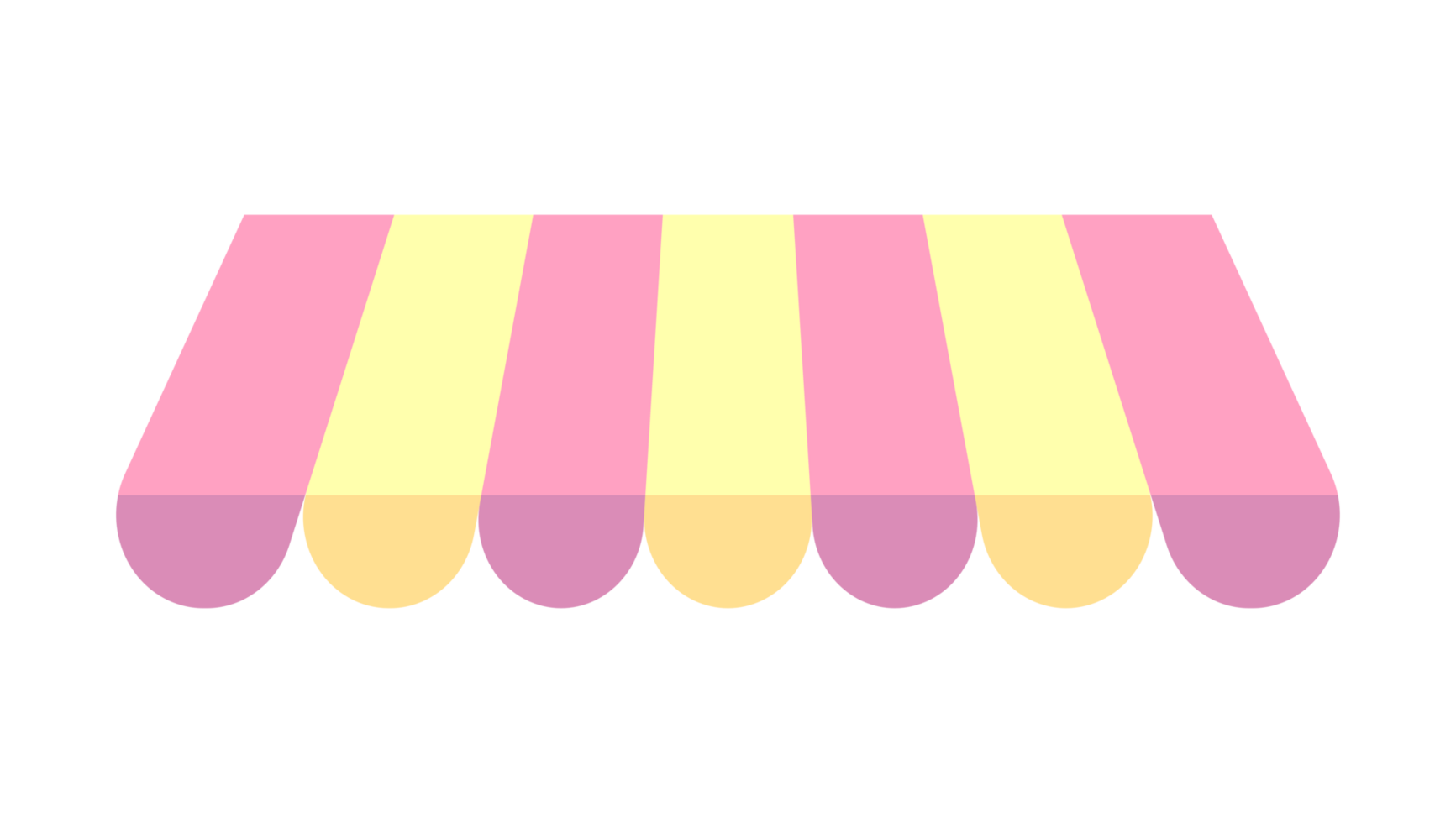 Cute store umbrella PNG