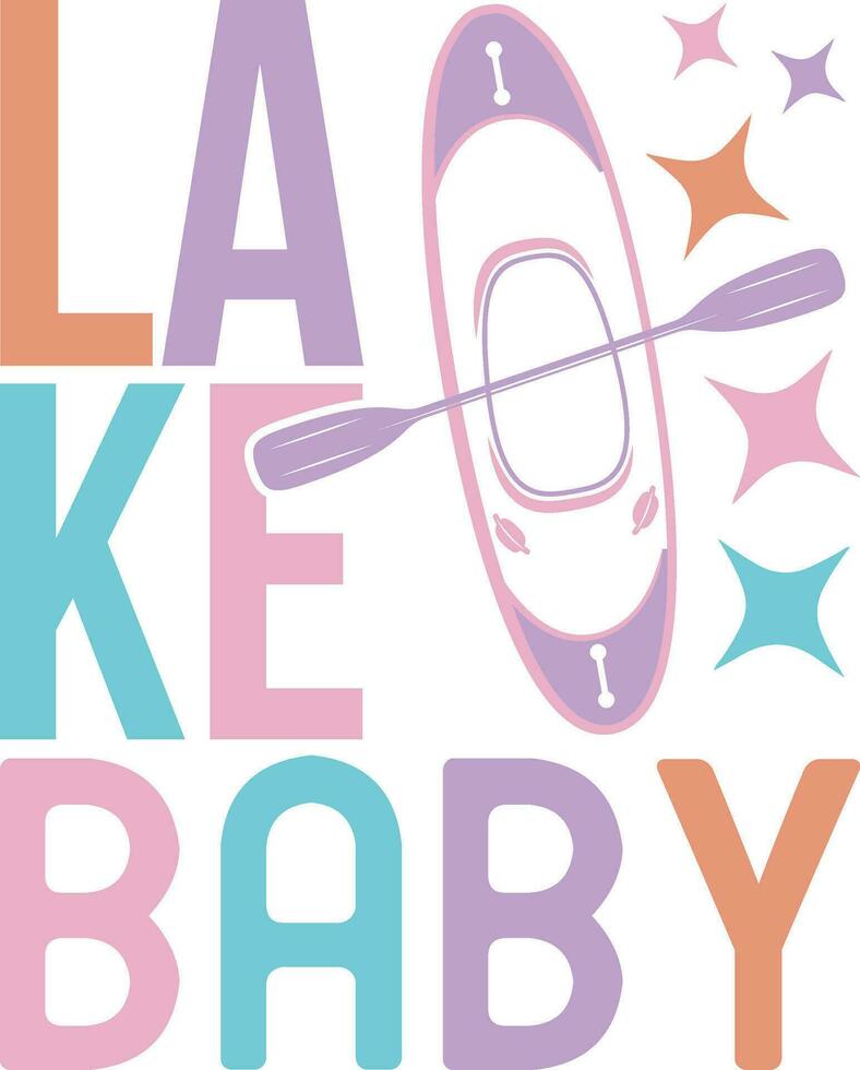 Retro Lake Sublimation Design,Vector File vector