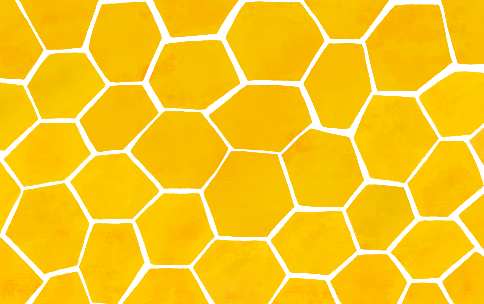 Beehive honeycomb horizontal background. Watercolor texture hexagon print,  yellow sweet bee honey banner. Childish style backdrop with large scale bee  honeycomb. Yellow organic honey print 26775726 PNG