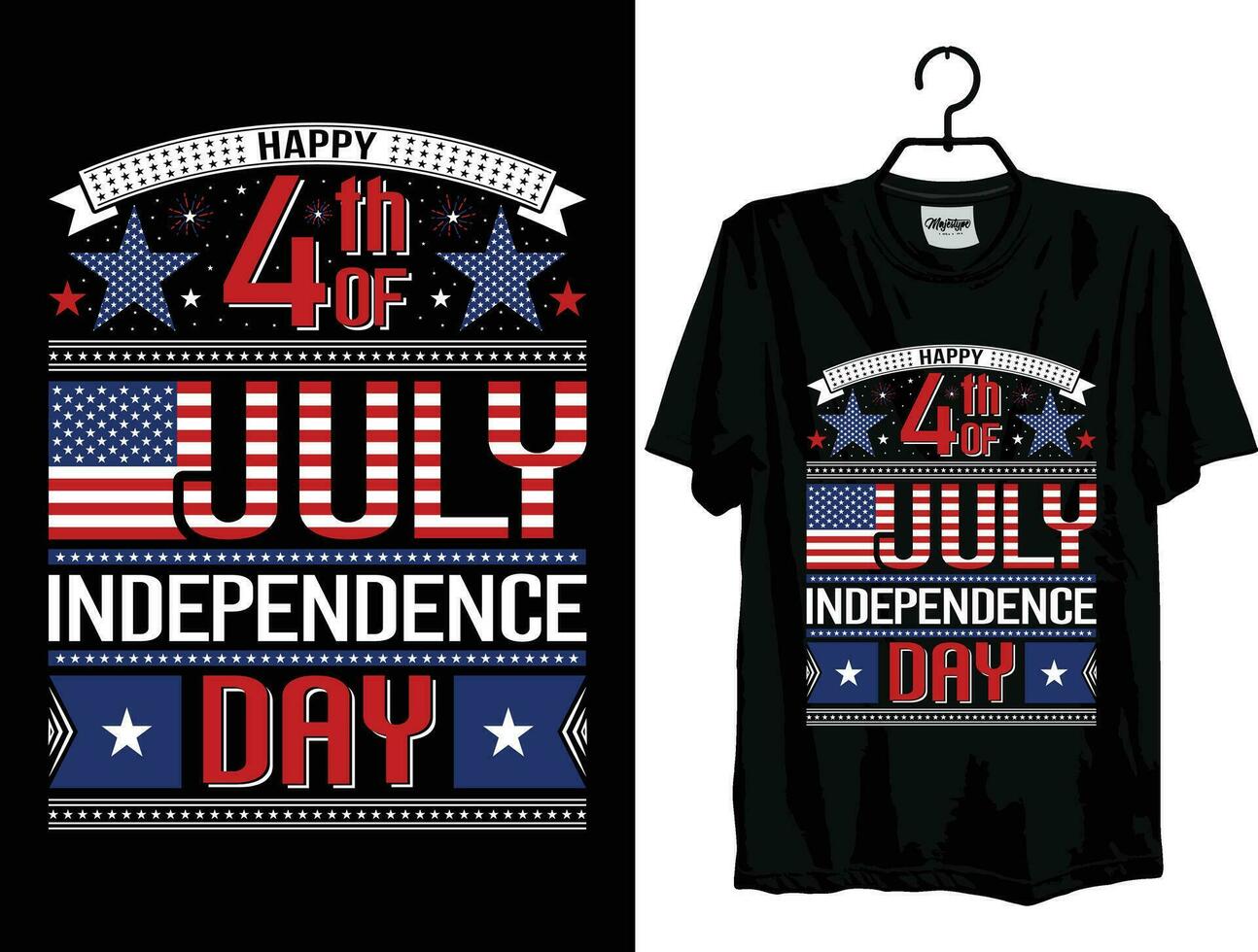 Happy 4th of July independence day t shirt Trendy design, Vector graphic funny quotes usa flag