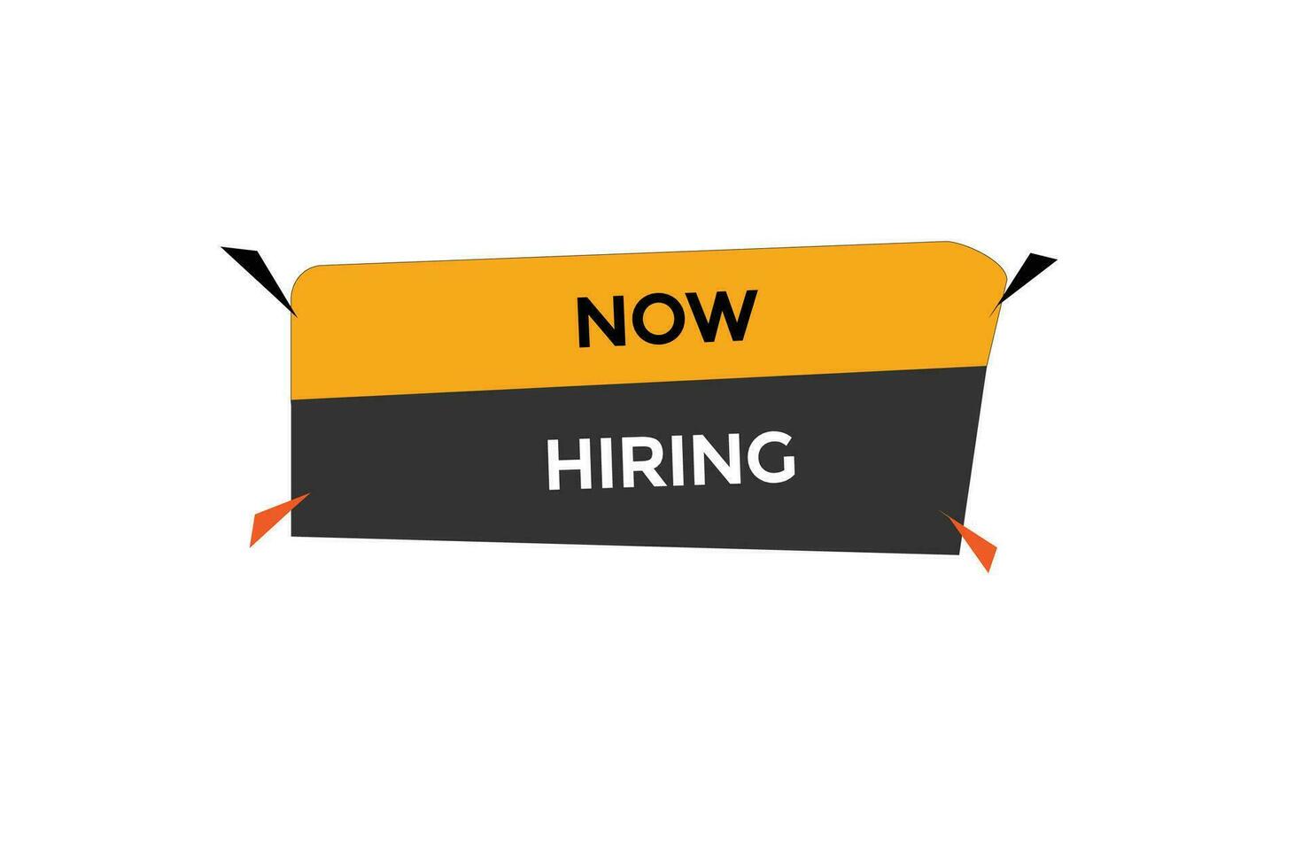 news now hiring, level, sign, speech, bubble  banner, vector