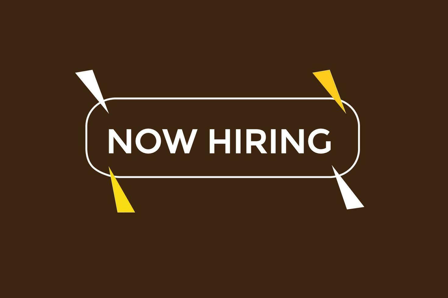 news now hiring, level, sign, speech, bubble  banner, vector