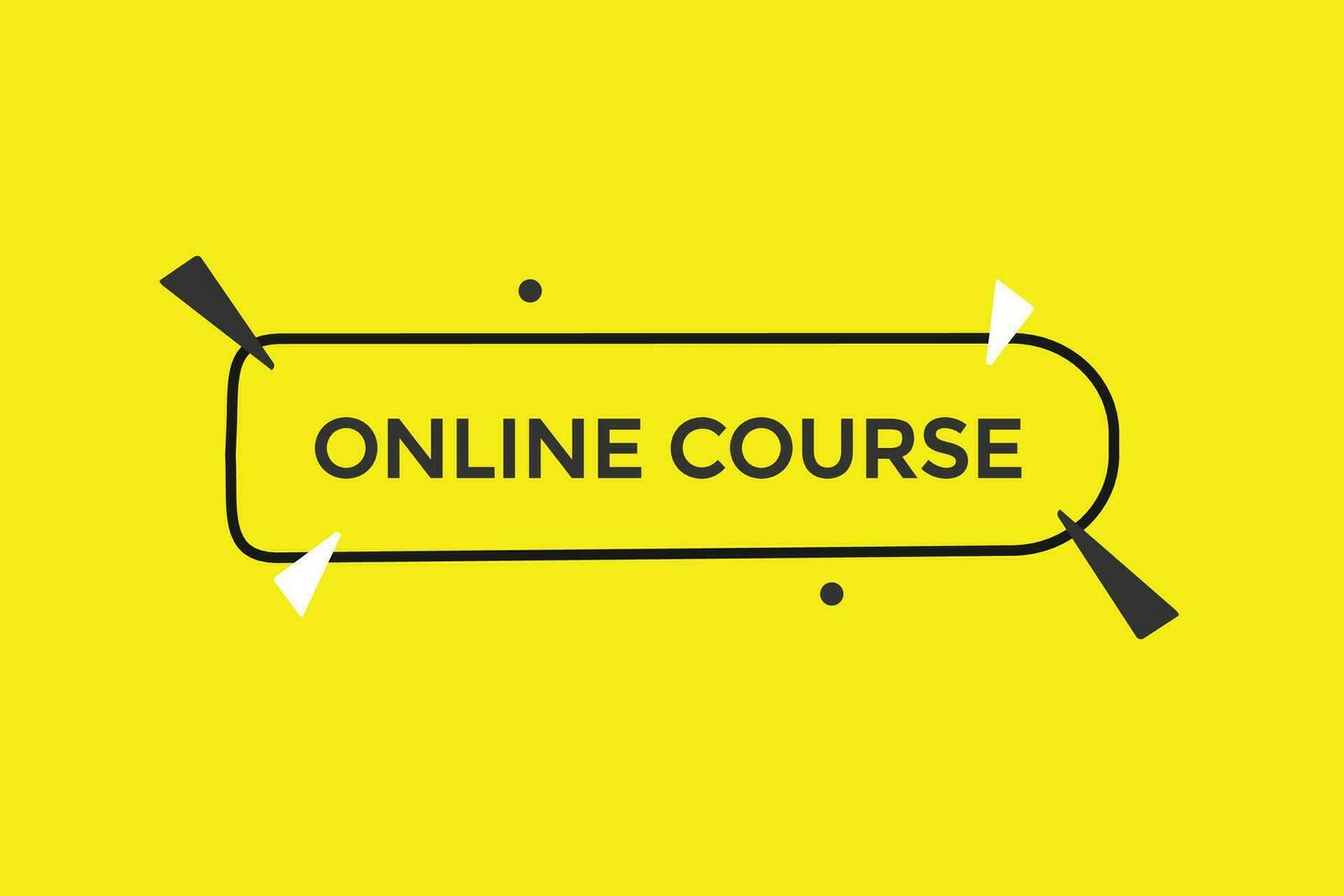 news online course, level, sign, speech, bubble  banner, vector