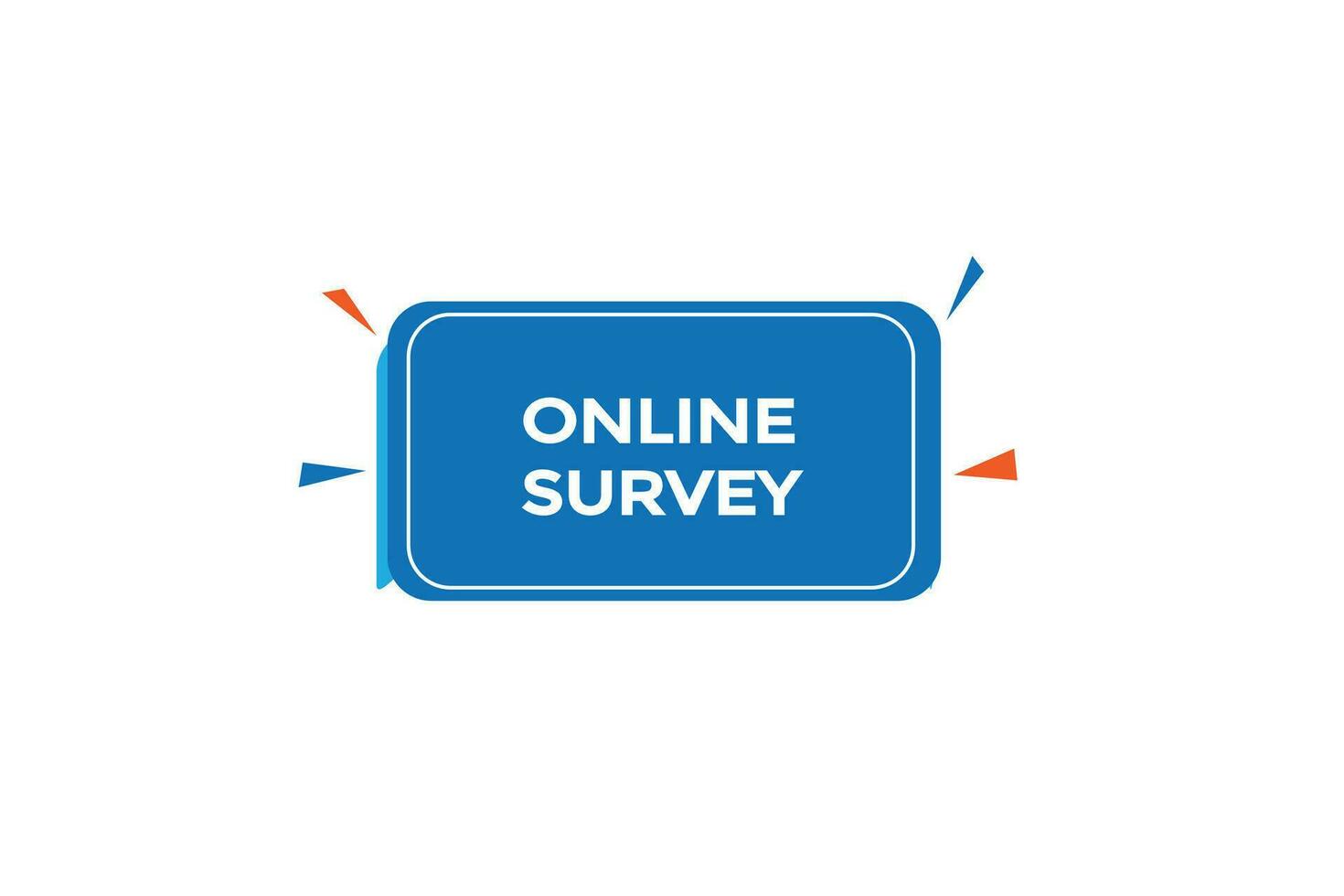 news online survey age, level, sign, speech, bubble  banner, vector