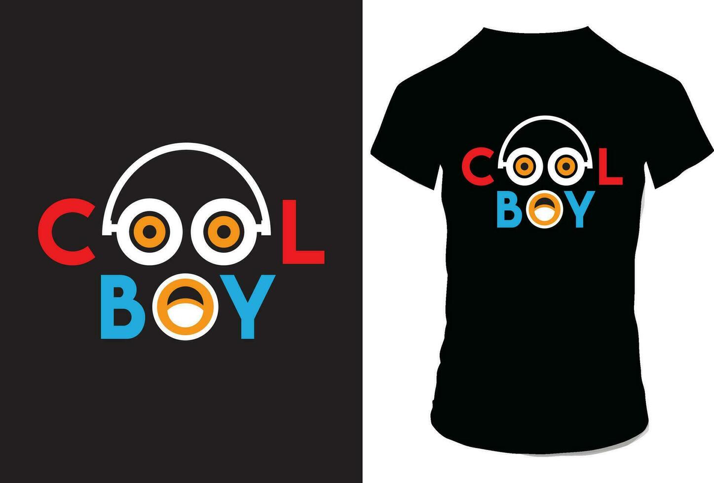 Cool Boy T-Shirt Design for Men's vector