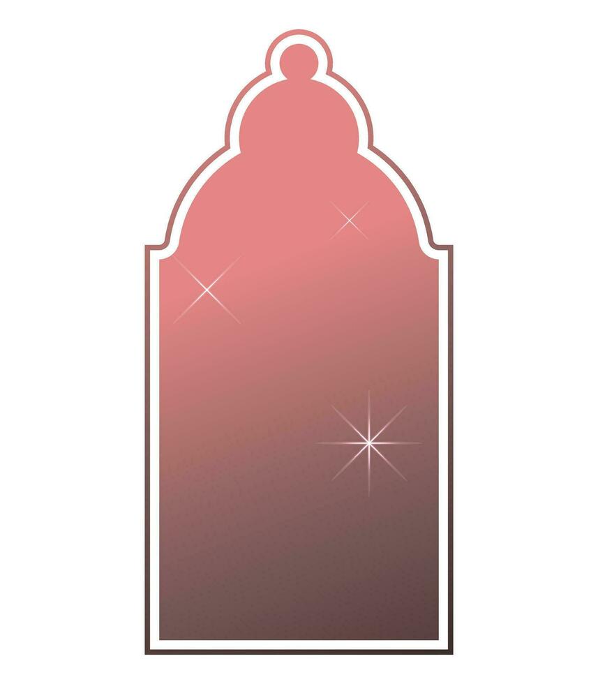 gradient arab window vector