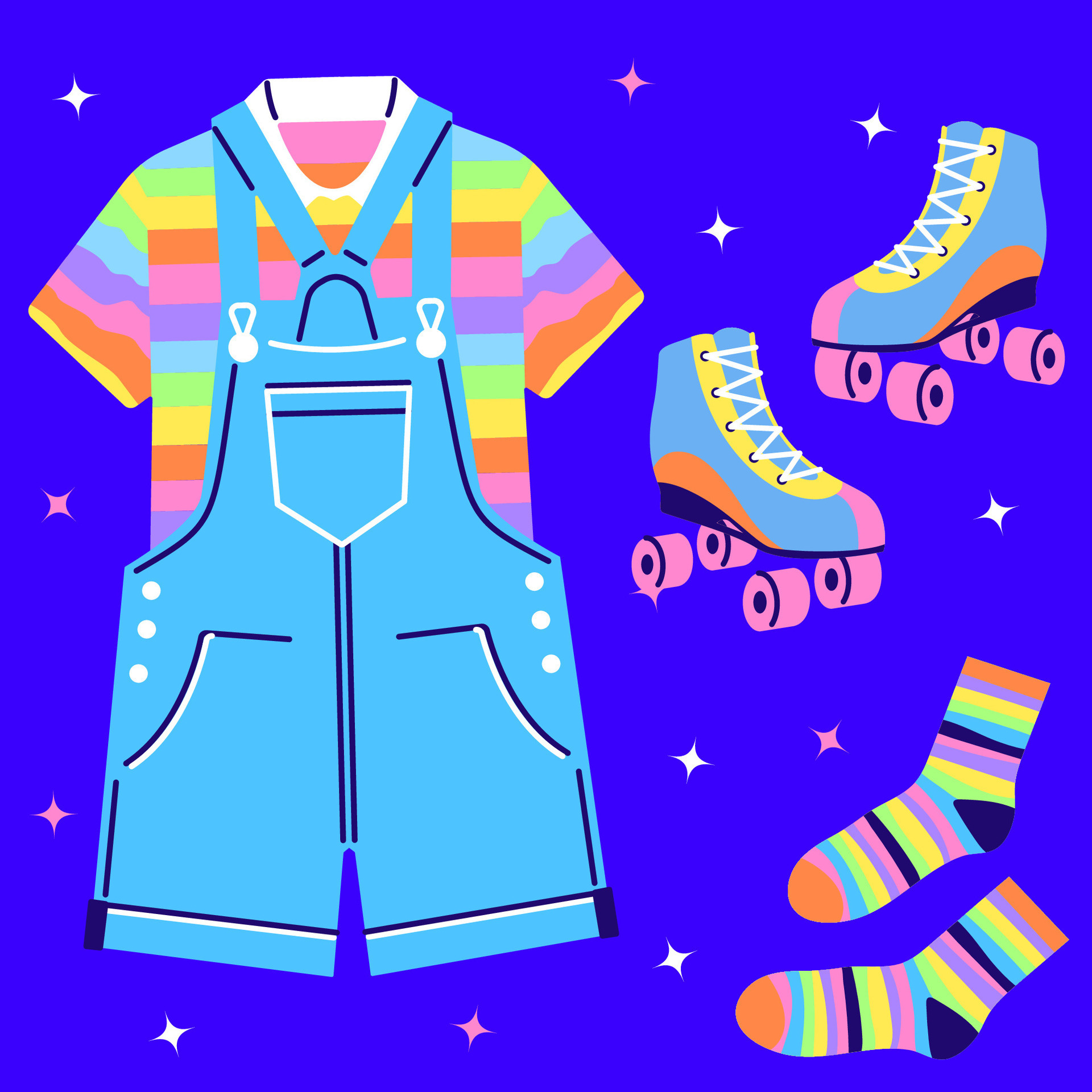 collection-of-colorful-90s-2000s-style-clothing-26777372-vector-art-at