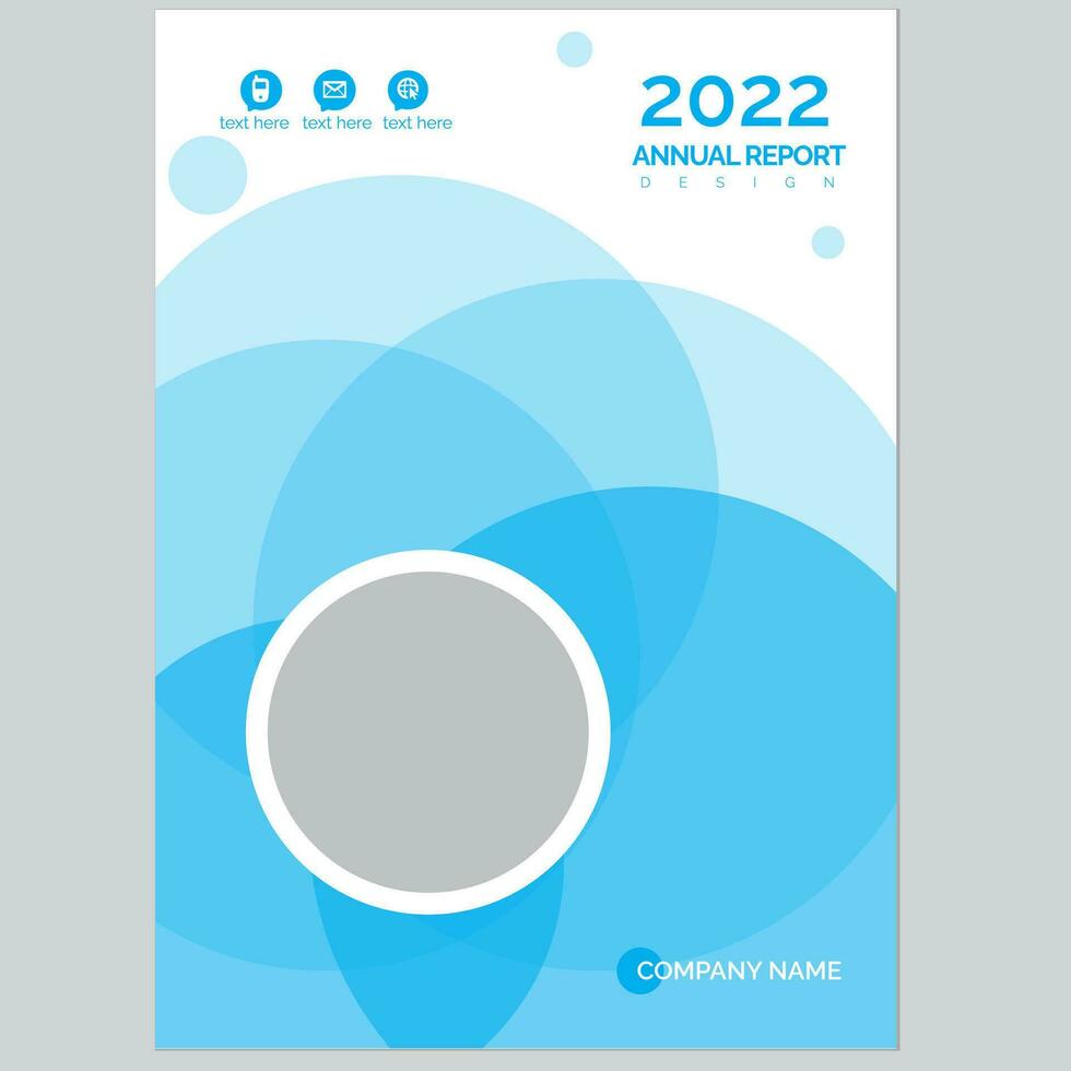 annual colorful a4 flyer template design for free vector