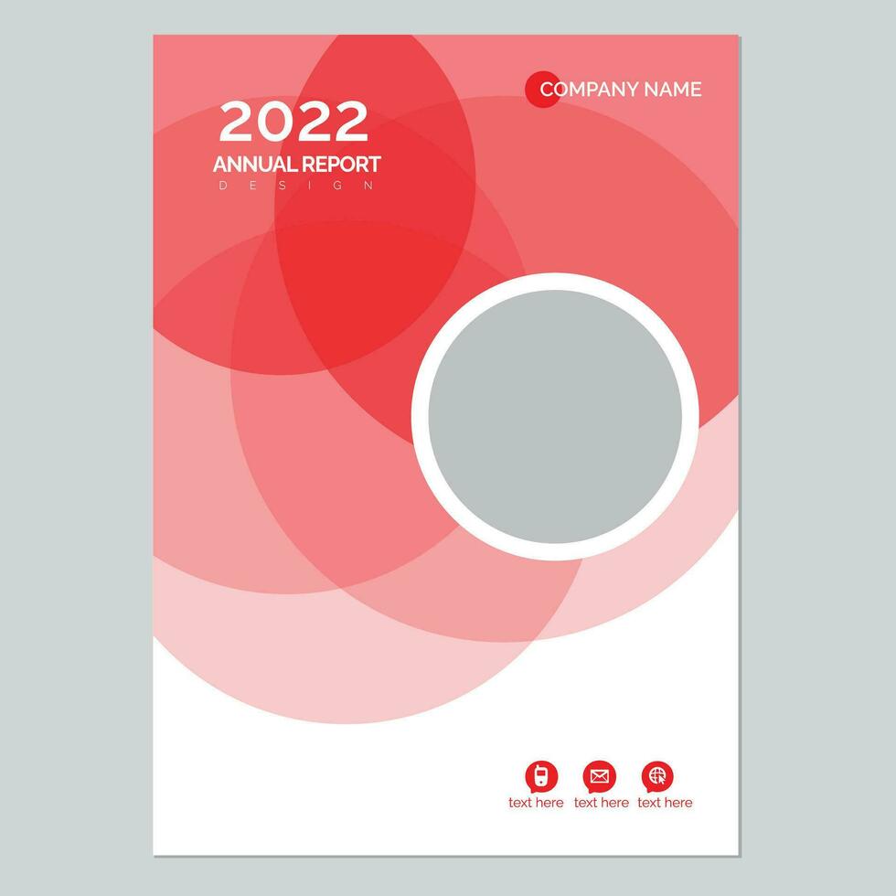 annual report flyer template download for free vector