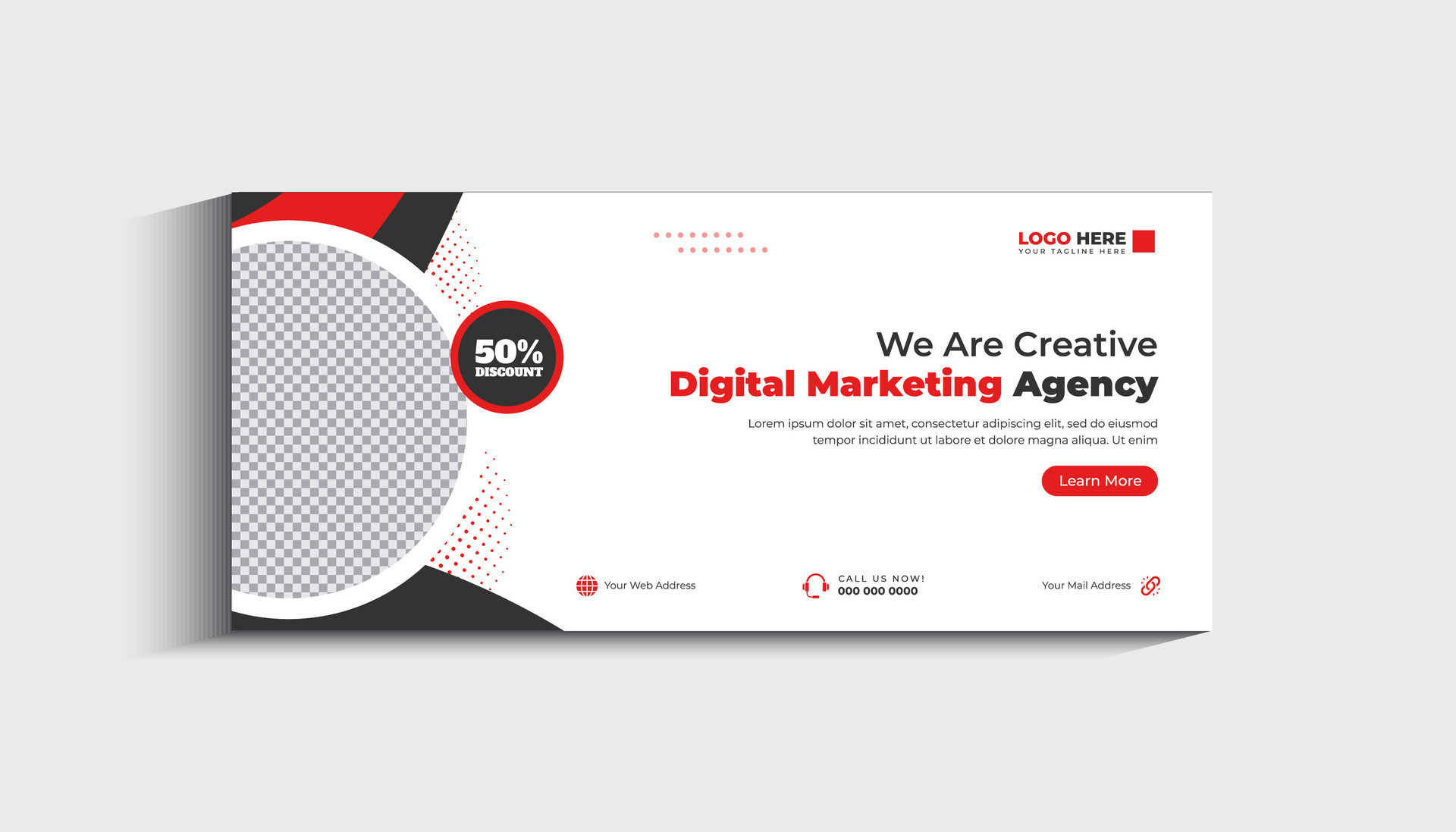 Digital marketing agency social media cover and web banner template ...