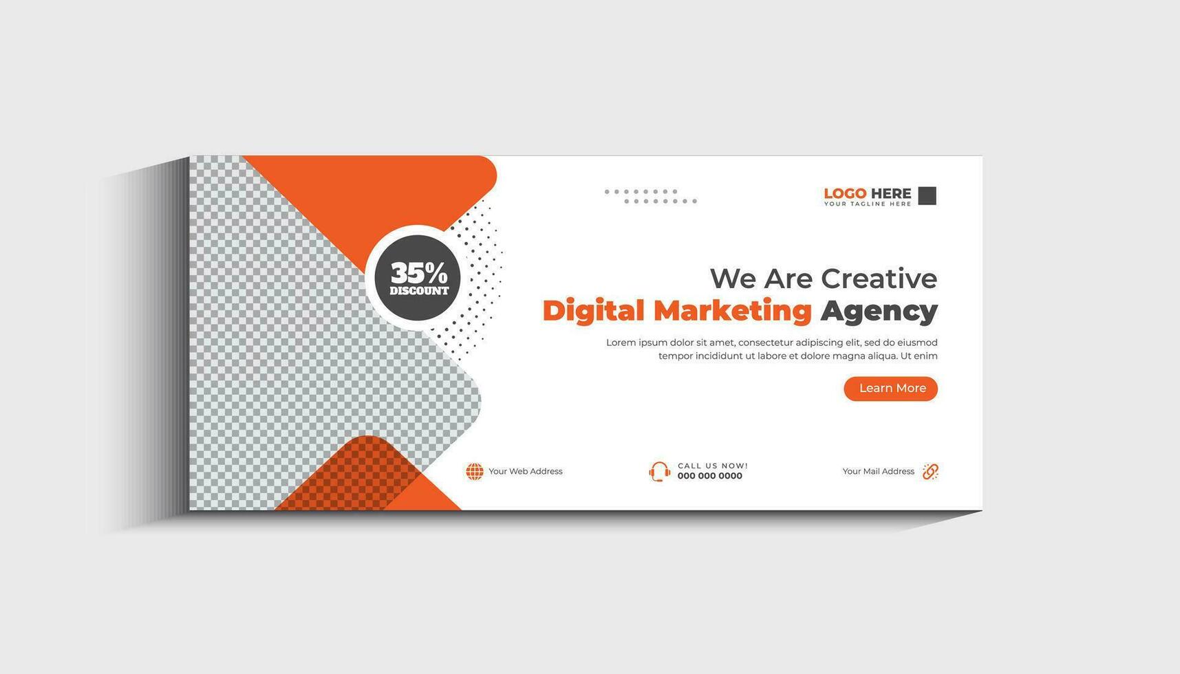Digital marketing agency social media cover and web banner template ...