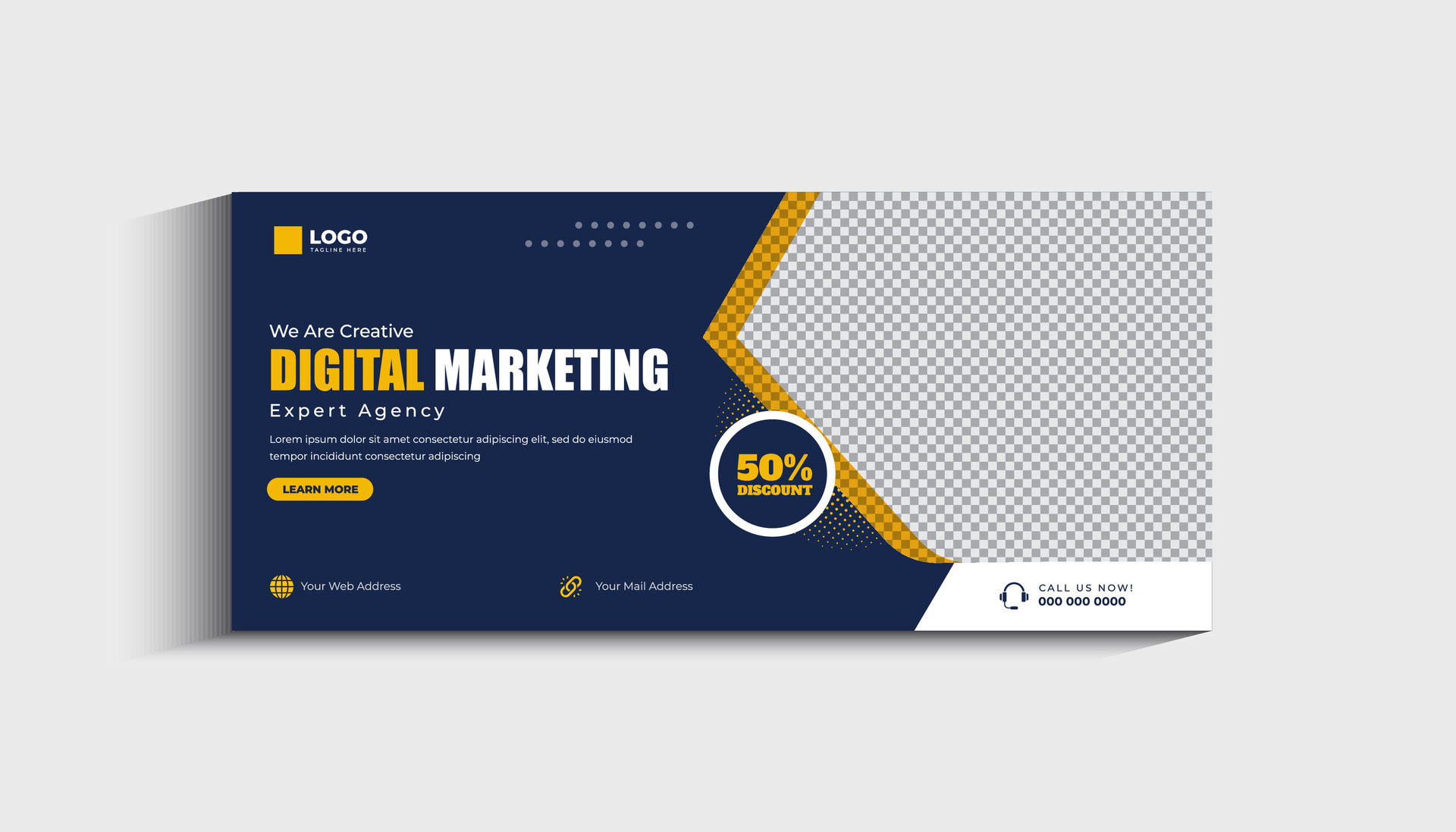 Digital marketing agency social media cover and web banner template ...