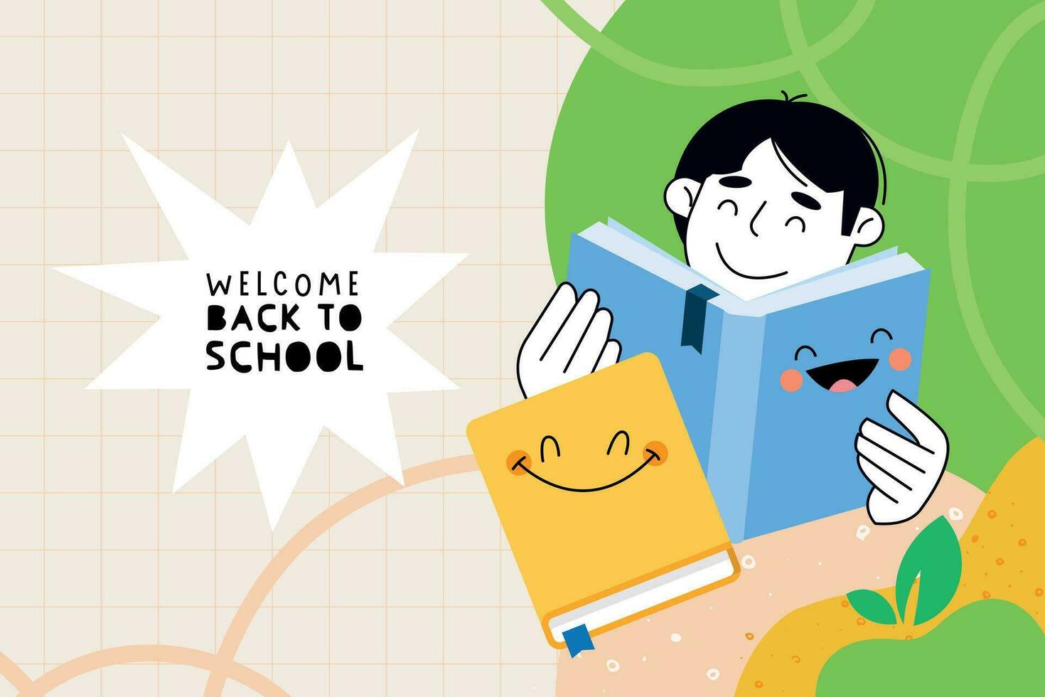 Education. Vector illustration concepts for graphic and web design, business presentation, marketing and print material. Back to school.