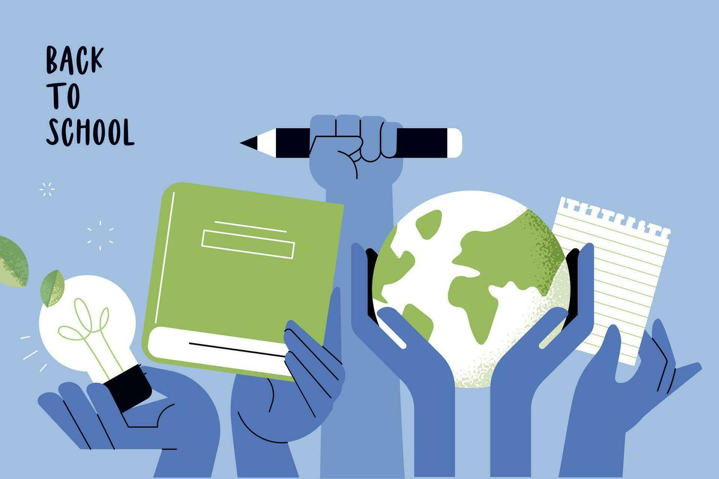 Education. Vector illustration concepts for graphic and web design, business presentation, marketing and print material. Back to school.