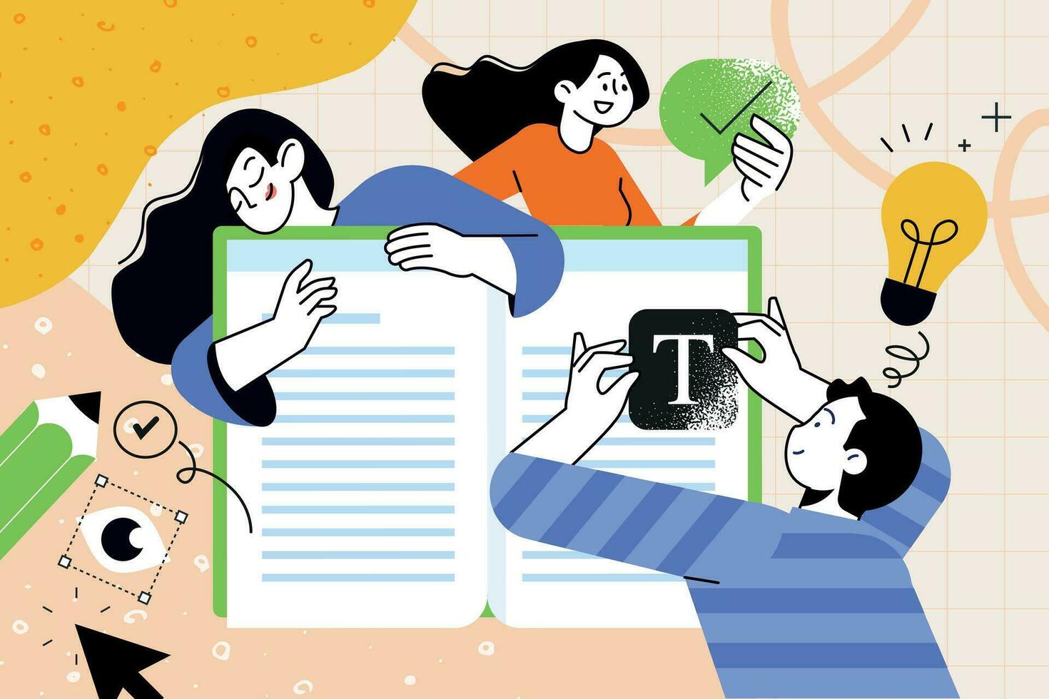 Education. Vector illustration concepts for graphic and web design, business presentation, marketing and print material. Back to school.