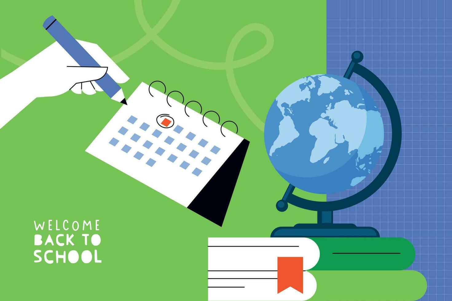 Education. Vector illustration concepts for graphic and web design, business presentation, marketing and print material. Back to school.