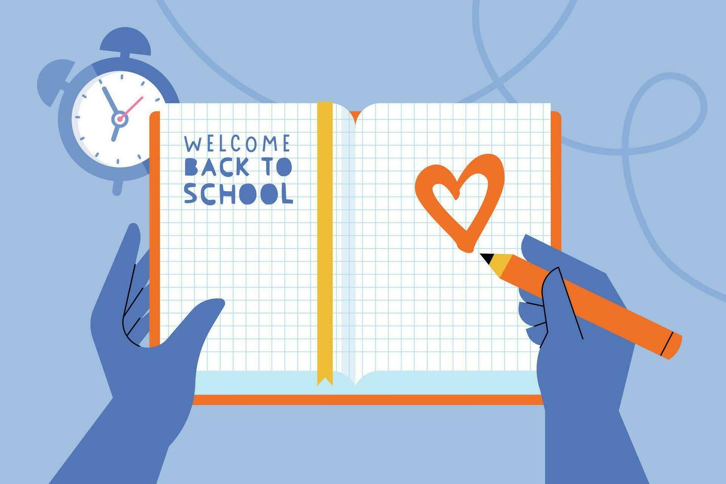 Education. Vector illustration concepts for graphic and web design, business presentation, marketing and print material. Back to school.