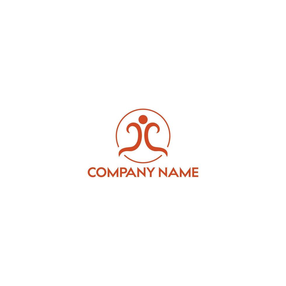 Initial Letter C, CC linked uppercase overlap modern colorful logo vector design template. Suitable for business, consulting group company. Vector Illustration. CC combine man icon logo.