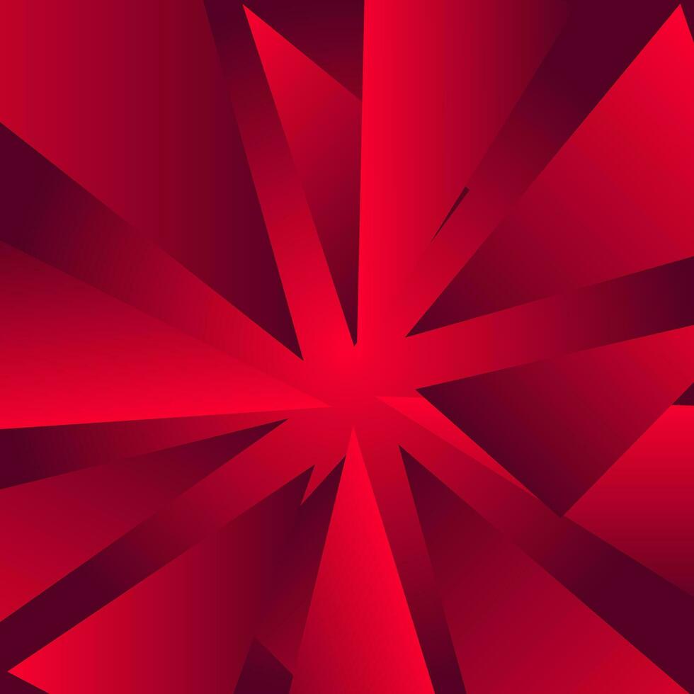 Red Background Geometry Shape vector