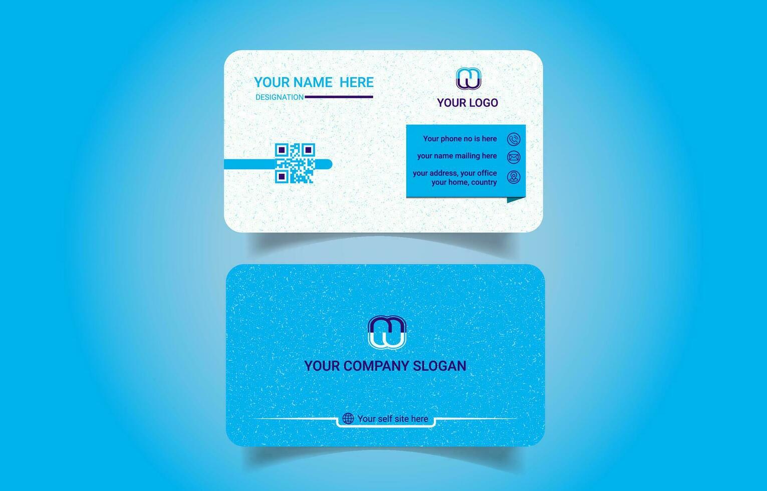 Professional  luxury modern business card design template vector