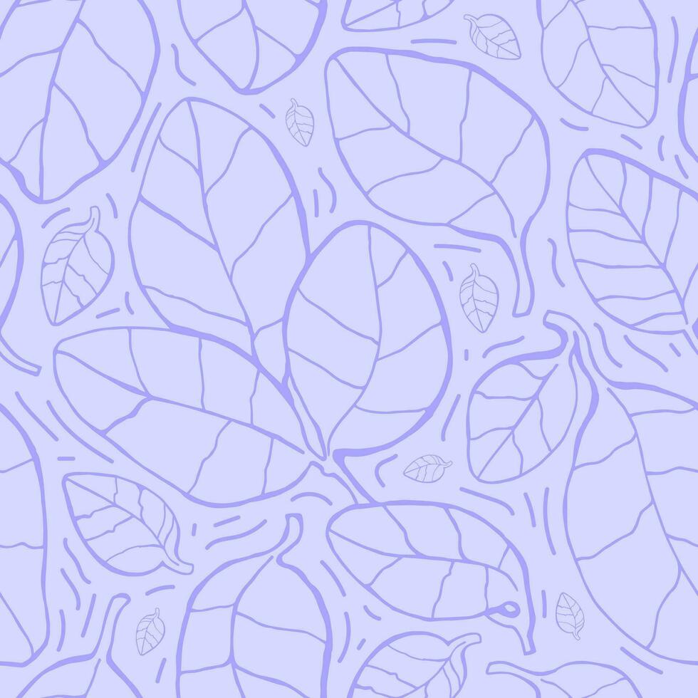 vector seamless pattern of graphic leaves. for fabric, apparel, background, typography, wrapping paper and any design