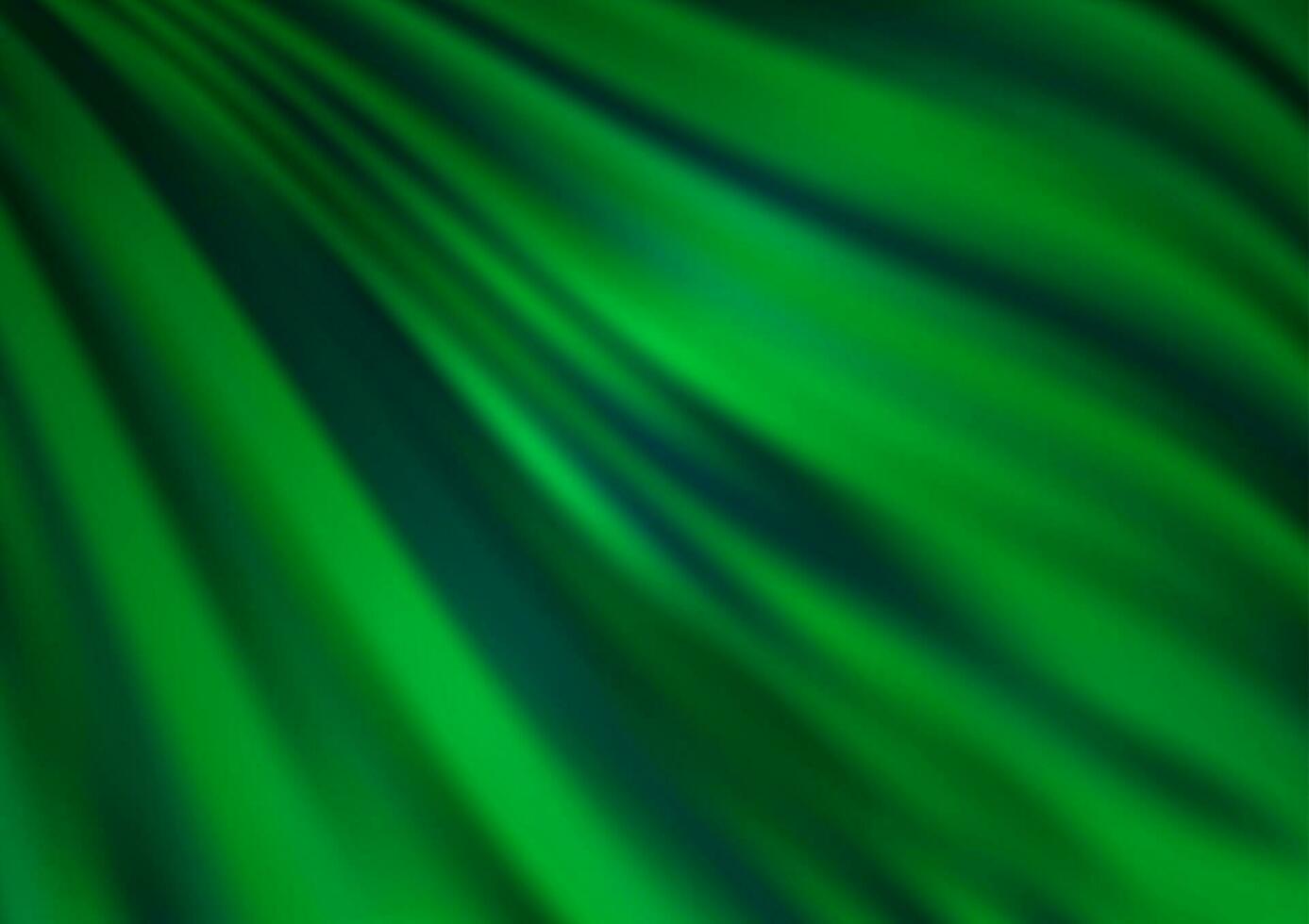 Light Green vector background with bent lines.