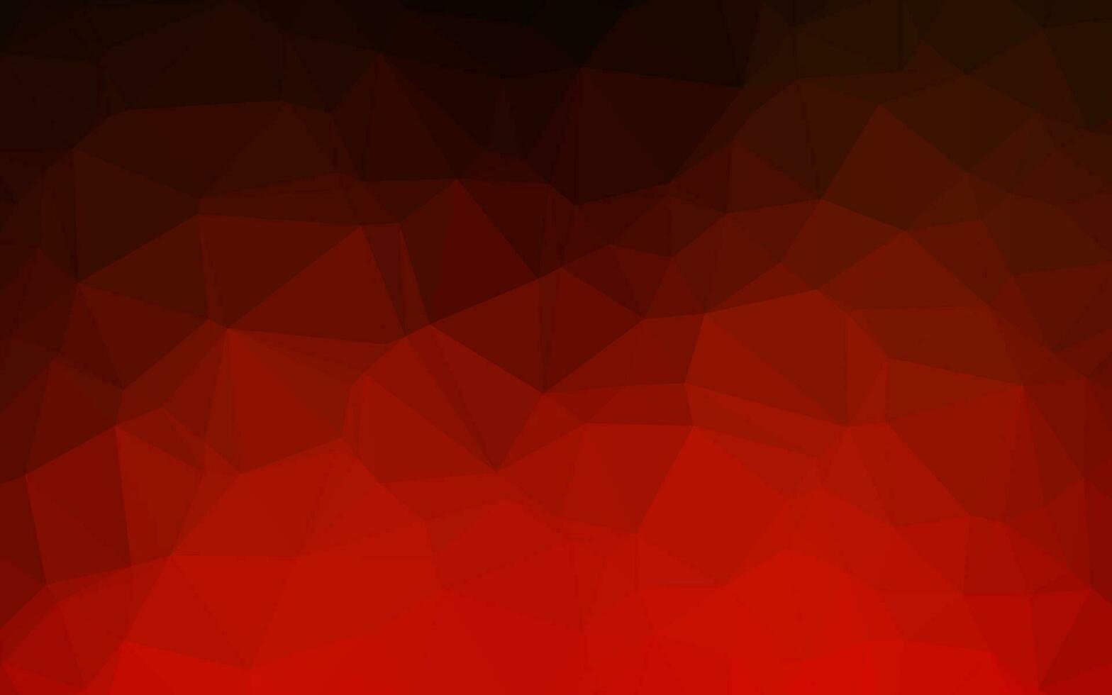 Dark Green, Red vector polygon abstract backdrop.