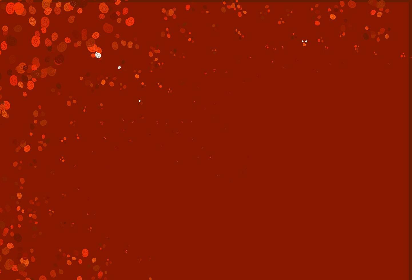 Light Yellow, Orange vector pattern with liquid shapes.